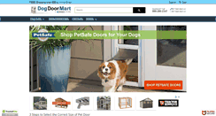 Desktop Screenshot of dogdoormart.com