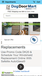 Mobile Screenshot of dogdoormart.com